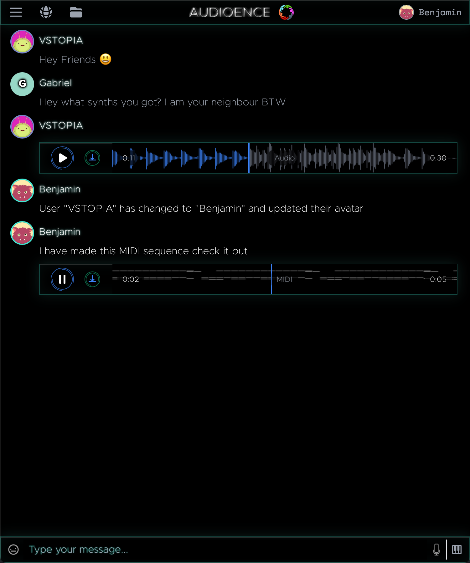 MIDI Integration Interface