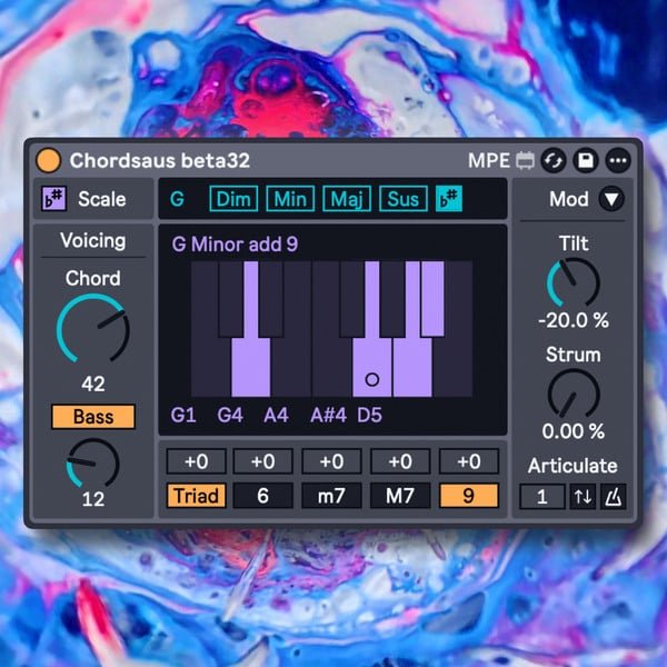 Chordsaus (BETA) - Max For Live Chord Generator