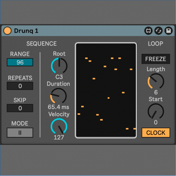 Drunq 1.0.1 :: Random Notes with Push 3 Integration