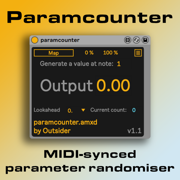 Paramcounter - note-counting ramdomiser for Max for Live!