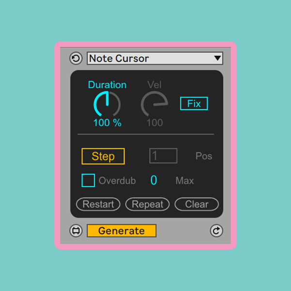 Note Cursor - Ableton Live 12 Piano Roll Tool